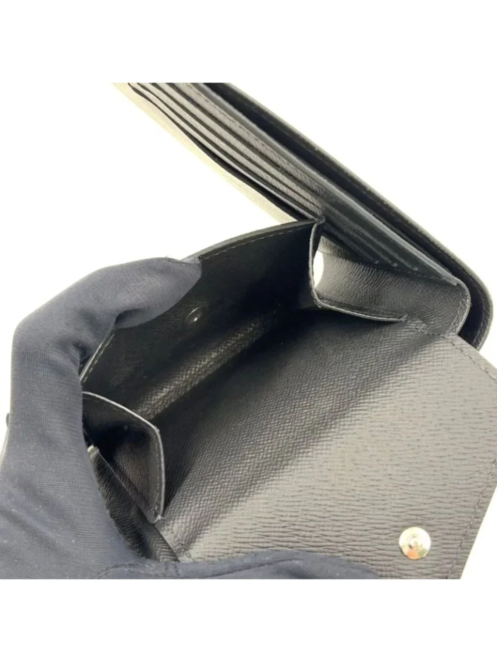 Louis Vuitton Portefeuille Marco NM Monogram Eclipse Leather Black Bifold